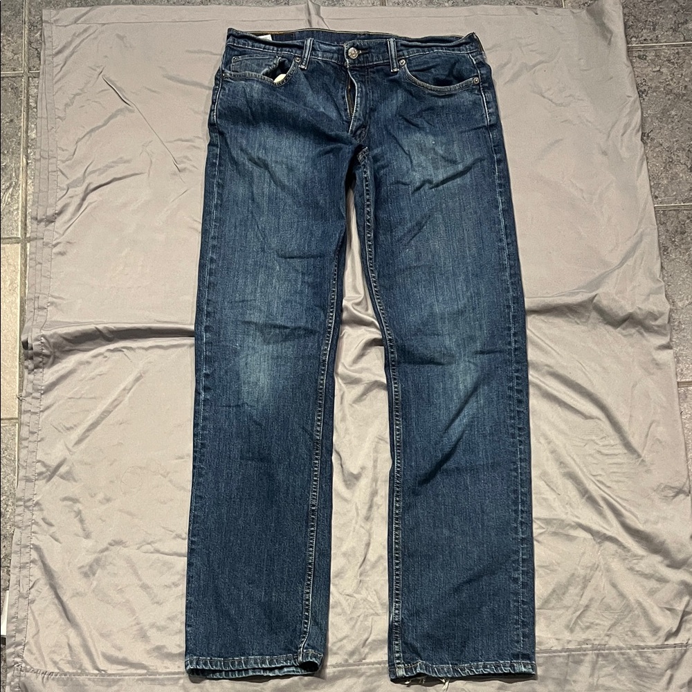 Levi's Men's Deep Blue Straight Jeans